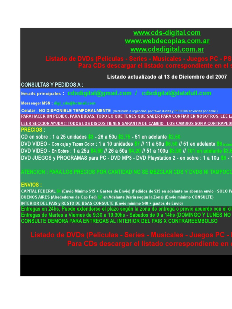 Como Catalogar Cds | PDF | Disco compacto | Microsoft Windows