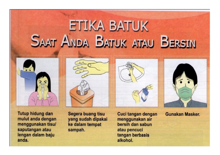Gambar Etika Batuk Bersin Pdf