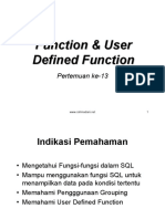 Part 13- Function Dan USer Defined Function