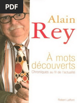 a mots decouverts alain rey p pdf la discrimination systeme immunitaire