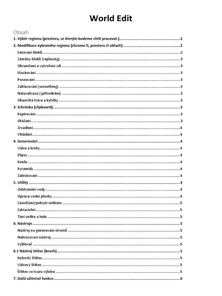 World Edit | PDF