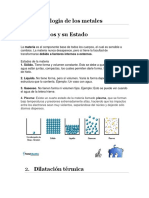 Tecnología de Los Metales Propiedades Fisicas