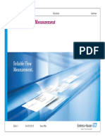 Basic of Flow Measurement