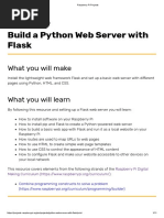 Python Web Server With Flask