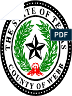 Texas Webb County Seal and Logo