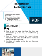 Desnutrición y Avitaminosis PDF