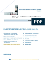 Industrial Organization Design and HRM Training Overview