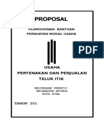 Proposal Usaha Peternakan