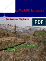 Deslizamiento Campoalegre Barranquillaplanmaestrodeestabilizacion PDF