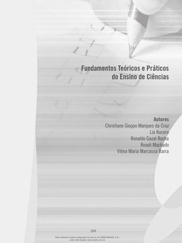 203125463 Fundamentos Teoricos E Praticos Do Ensino De Ciencias Iesde Pdf Science Conhecimento