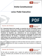 PPTRQ - Direito Constitucional- Aula 05- Poder Executivo- Prof. Erival