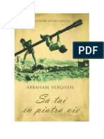 Abraham Verghese - Sa Tai in Piatra Vie PDF