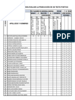 Lista de Cotejo Textos Poeticos