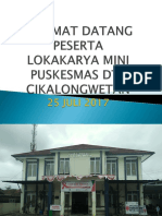 Profil Misi Puskesmas Cikawet 2017 2