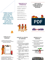 Antes-Durante-Despues, Conato Incendios