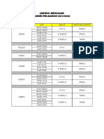 Jadwal Mengajar TAHUN PELAJARAN 2019/2020