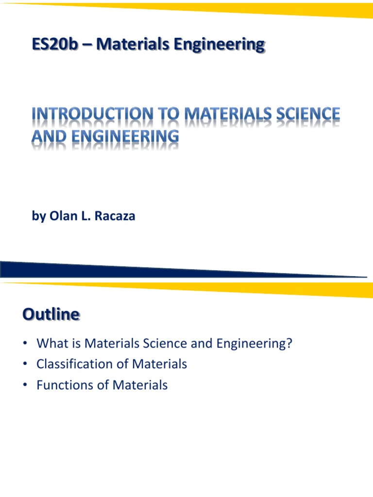 Introduction to Materials Engineering | PDF | Materials Science | Metals