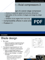 Axial Compressors 2: - Blade Design - Preliminary Design of A Seven Stage Compressor