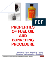 Properties of Fuel Oil and Bunkering Pro PDF
