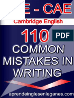FCE-CAE 110 Common Mistakes in Writing