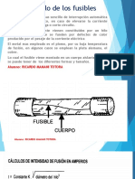 Calculo e interrupción fusibles