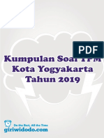 Tpm Kota Jogja 2019 Bhs Indonesia Paket a Soal