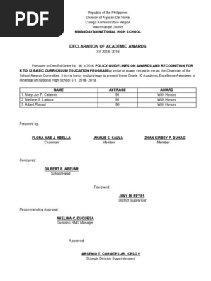 award