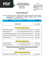 CCJ Review Schedule 2019