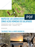 Laso Mapeo de Los Agroecosistemas y Las Partes Altas Húmedas de Galápagos