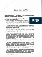 XV. Use of Force and War
