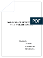 IOT Garbage Monitoring With Weight and Level Sensing