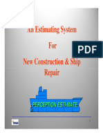 Estimating System for New Construction & Ship Repair