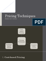 Pricing Techniques: Harlynn Joy G. Antonio