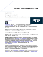 What's The Difference Between Hydrology and Hydraulics?: (Continue Reading)