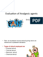 Evaluation of Analgesic Agents