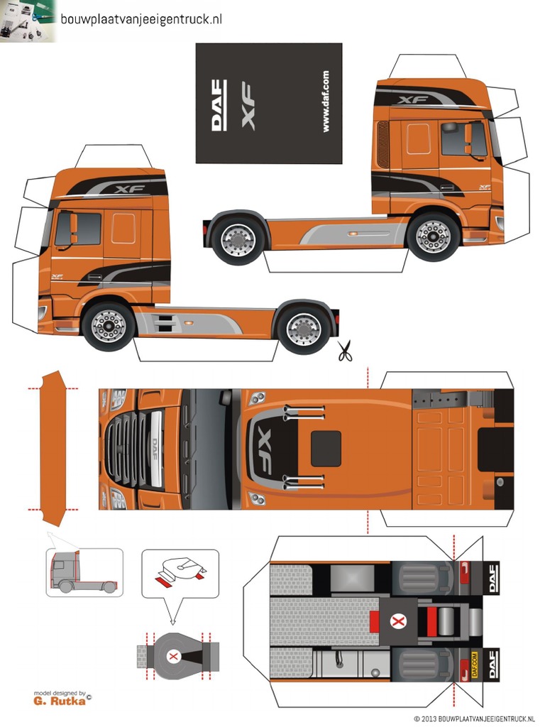 Papercraft Truck Templates PaperCraftSquare.com — New Paper Craft: