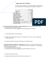 Chapter 10 In-Class Worksheet