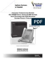 KX-TDA600 Product Catalog 2006