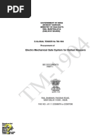 Tender Document Electro Mechanical Systemfor Ballast Hopper