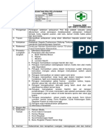 SOP Kegiatan Pra Pelayanan Poli Gigi