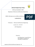 EE6612-Miroprocessor and Microcontroller Laboratory