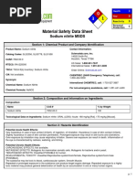 Msds of Sodium Nitrite