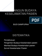 Membangun Budaya Keselamatan Pasien: Budi Sampurna