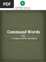 Command Words