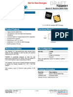 Applications: Band 41 Receive BAW Filter