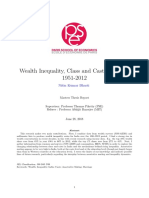 Wealth Inequality, Class and Caste in India, 1951-2012: Nitin Kumar Bharti