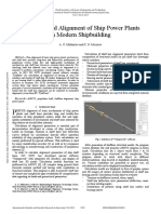 Assembly and Alignment of Ship Power Plants