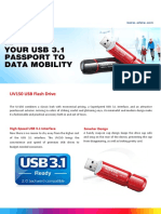 UV150 USB Flash Drive: High-Speed USB 3.1 Interface Smarter Design