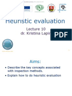 Heuristic Evaluation