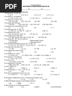 Grade 8 Math Exam